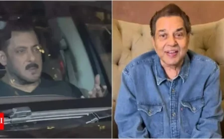 Salman Khan Visits Hospitalized Veteran Actor Dharmendra