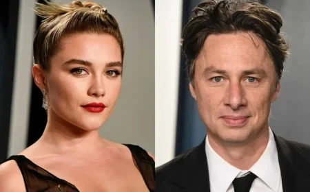 Florence Pugh Explains Silence on Relationships Due to Online Abuse of Zach Braff