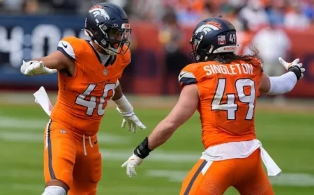 Broncos Face Crucial Choice as LB Alex Singleton Sidelined