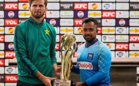 Pakistan Captain Afridi Aims for Victory in ODI Series Against Sri Lanka