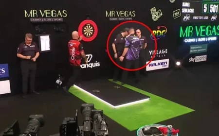 Gurney Erupts in Controversy After Darts Tournament Defeat