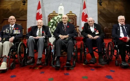 Canadian Veterans Decrease in Numbers on Remembrance Day
