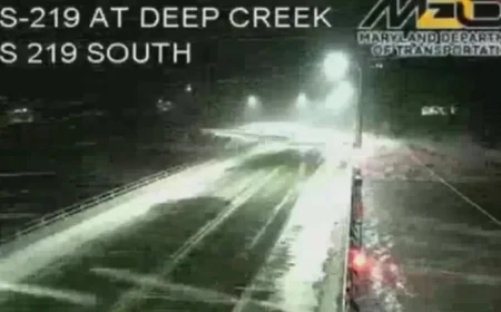 Western Maryland Sees First Snow; DC Flurries Expected Tuesday