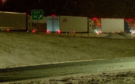 Hazardous Cold Weather Causes Traffic Chaos on WNC Interstates