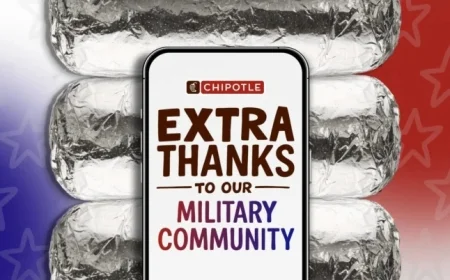Chipotle Celebrates Veterans Day with Special Entrée Offer for Service Members
