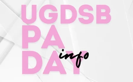 Key Details for Parents on November 28, 2025, PA Day