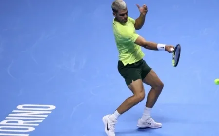 Alcaraz vs. Fritz: Live Coverage of ATP Finals Match Two