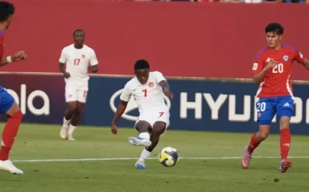 Jimoh Propels Canada Forward with Goal Against Chile at U-17 World Cup