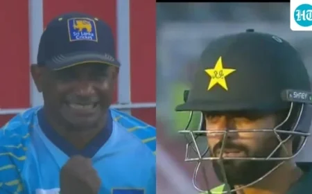 Jayasuriya Erupts as Hasaranga Stuns Azam with Ripper in Rawalpindi Cricket