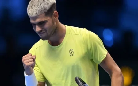 Alcaraz Dominates ATP Finals Opener with Straight-Set Victory