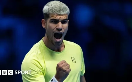 Alcaraz Triumphs Over De Minaur at ATP Finals