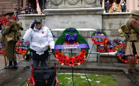 Canadians Honor Veterans in National Service Remembrance