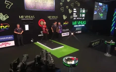 Daryl Gurney Explains Approach to Referee After Grand Slam Darts Loss