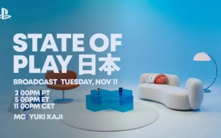 State of Play Japan Premieres Today, Tuesday, November 11
