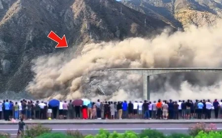 Hongqi Bridge collapses in Sichuan after landslide; no casualties as traffic was halted a day earlier