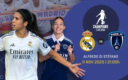 Real Madrid Femenino – Paris FC: empate agónico (1–1) con gol de Weir en el 98’ en la UEFA Women’s Champions League