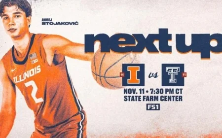 Illini Face Texas Tech in Epic Showdown at State Farm Center