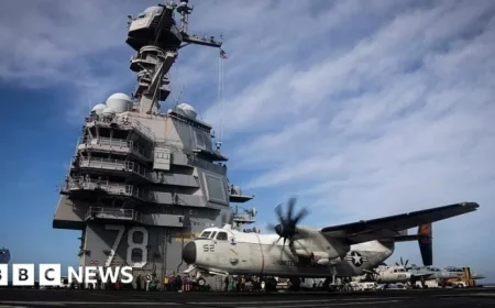 US Aircraft Carrier Group Arrives Near Latin American Waters