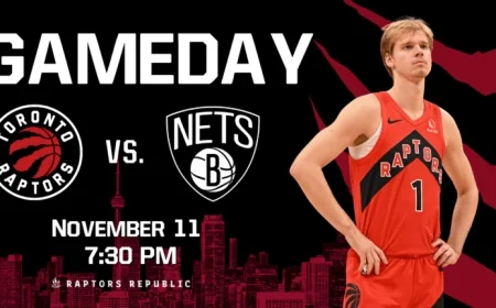 Raptors Face Nets Showdown on November 11th
