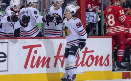Bedard Scores Again as Blackhawks Secure Third Consecutive Win Over Red Wings