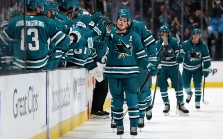 Celebrini Scores with a Stunning Wrist Shot