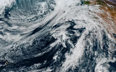 Atmospheric River Storm to Drench California with Days of Rain