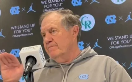 Bill Belichick Focuses on Wake Forest Amid Giants Opening Speculation