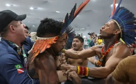 Protesters Storm COP30 Summit, Clash with Security Forces