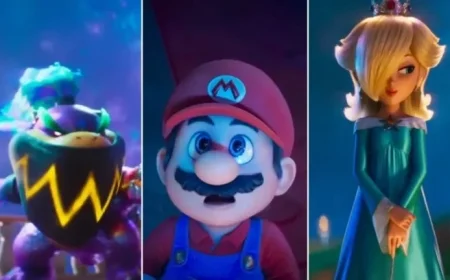 “Super Mario Galaxy Movie: Mario Explores Space with Rosalina and Bowser Jr.”