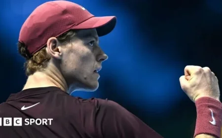 Sinner Defeats Auger-Aliassime, Fritz Triumphs Over Musetti at 2025 ATP Finals