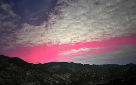 Rare Geomagnetic Storm Brings Northern Lights to Los Angeles