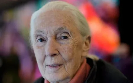 Honoring Conservationist Jane Goodall at Washington Funeral
