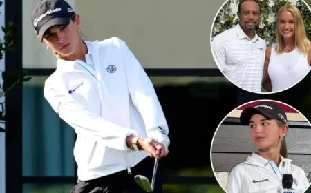 Tiger Woods Guides Kai Trump Before Highly-Anticipated LPGA Debut