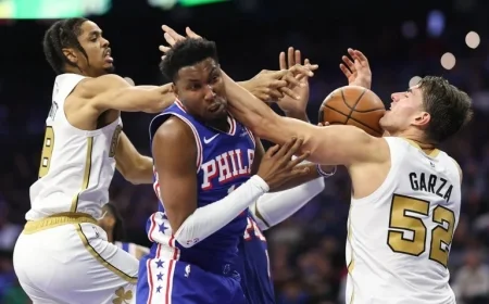 Justin Edwards Shines with 22 Points in Sixers Victory Over Celtics