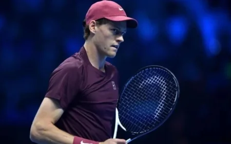 Sinner Leads with 6-4 Set Win Against Zverev