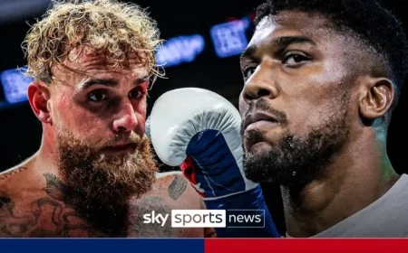 Anthony Joshua and Jake Paul Negotiating December Heavyweight Bout in Miami