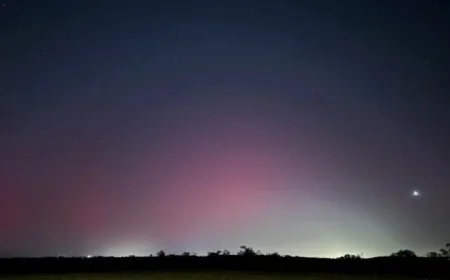 Aurora Borealis Lights Up Austin Skies Tonight