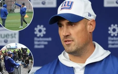 Mike Kafka Sets the Tone on His First Day as Giants Coach