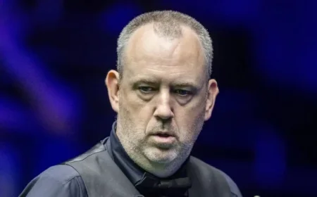 Mark Selby Leads Mark Williams in LIVE Snooker Champion of Champions Showdown