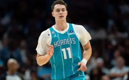 Hornets’ Ryan Kalkbrenner Sets NBA Record with 80.8% FG in 10 Games
