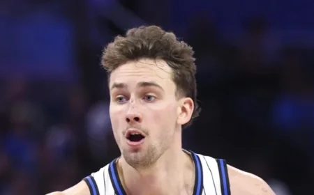 Injury Forces Franz Wagner to Wear Unpopular Gear in Magic vs. Knicks