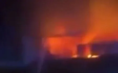 Firefighters Tackle Blaze at Exeter City FC Stadium