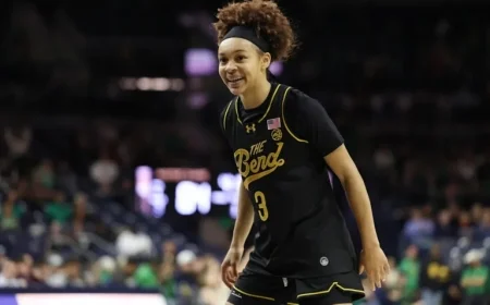 Notre Dame’s Hannah Hidalgo Shines with 44 Points, NCAA Record 16 Steals