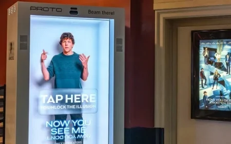 Jesse Eisenberg, Dave Franco Use Holograms in Dallas Movie Promotion