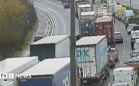 A50 Reopens After Major Crash Clearance