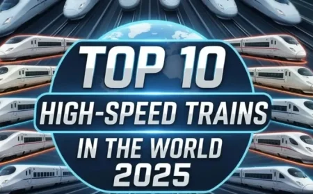 World’s Fastest Trains 2025: Top 10 Ranking