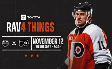 Flyers Clash with Oilers in RAV4-Powered Showdown