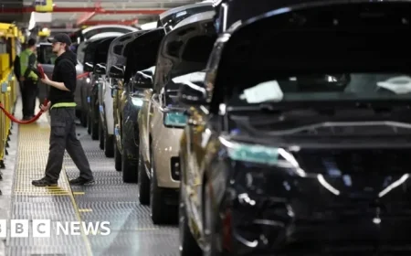 UK Third Quarter Growth Slows Due to Sharp Car Production Decline