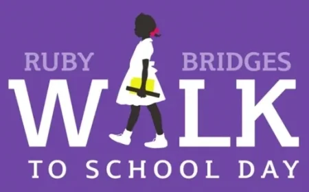 Students Champion Fourth Annual Ruby Bridges Walk to School Day