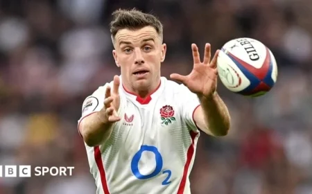 George Ford Returns as England’s Fly-Half Against New Zealand